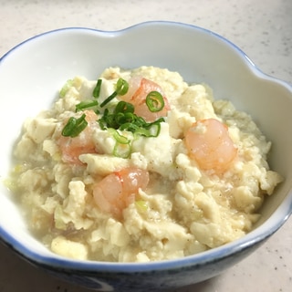 簡単！ふわとろ！えびの炒り豆腐